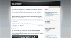 Desktop Screenshot of blog.dankohn.info